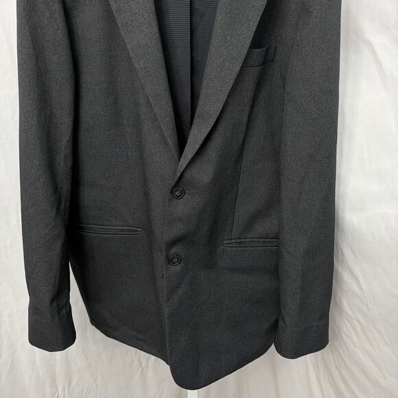 Bluffworks Gramercy Blazer Mens Size 48 Large Dark Gray Jacket - Picture 8 of 12